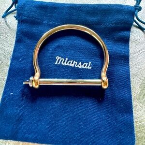 Miansai Screw Cuff Two Tone SZ small